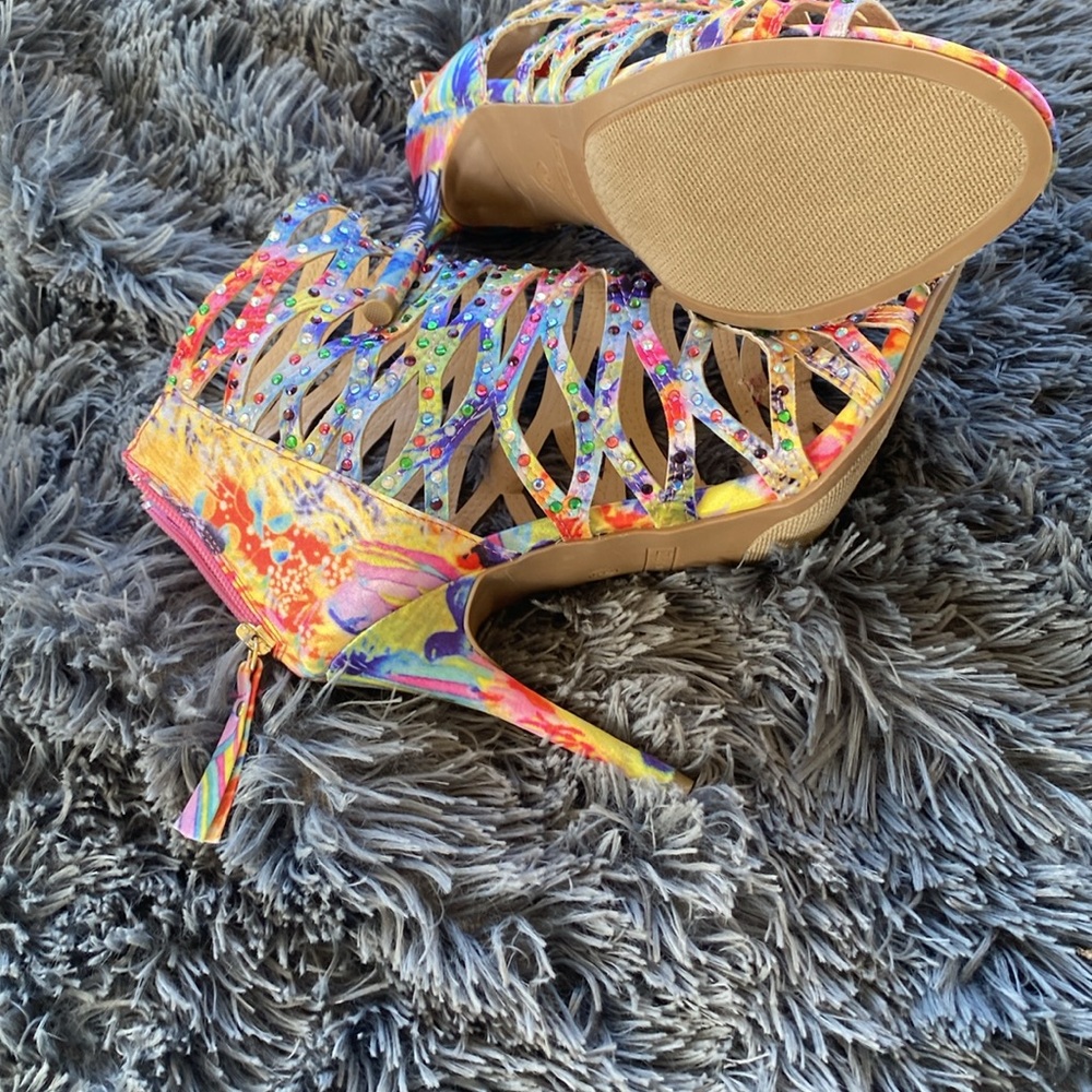 Zigs soho watercolor heels - Picture 5 of 5
